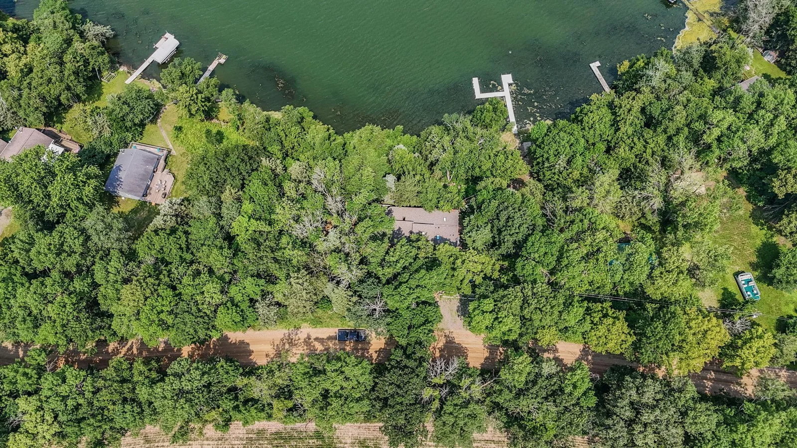 Mature Trees and 240' of shoreline