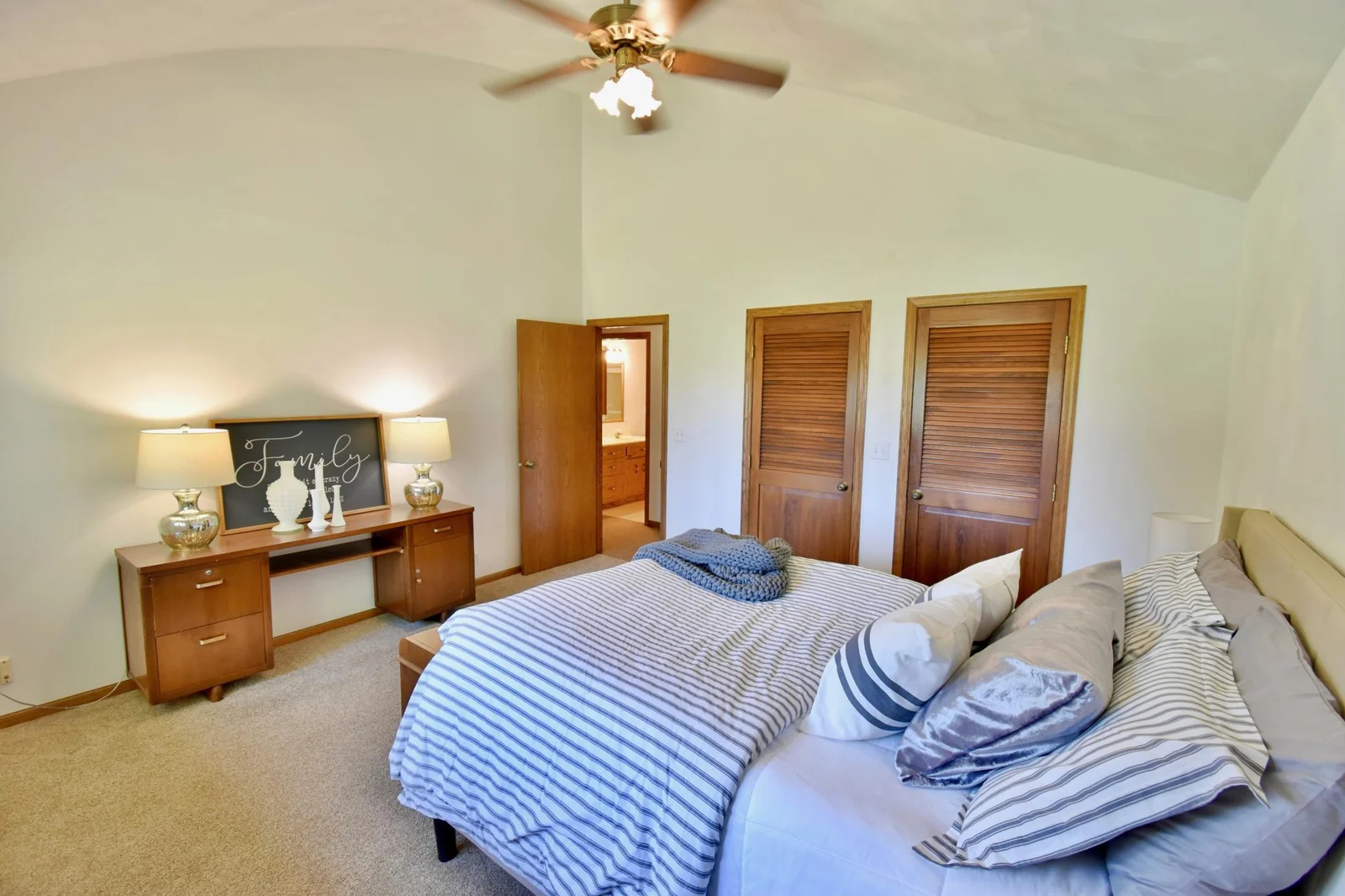 Bedroom 2 with dual closets