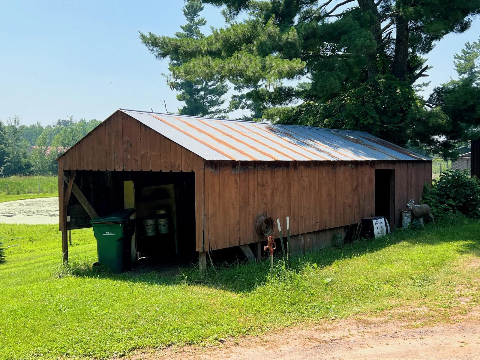 Car Port across from house provides extra covered parking