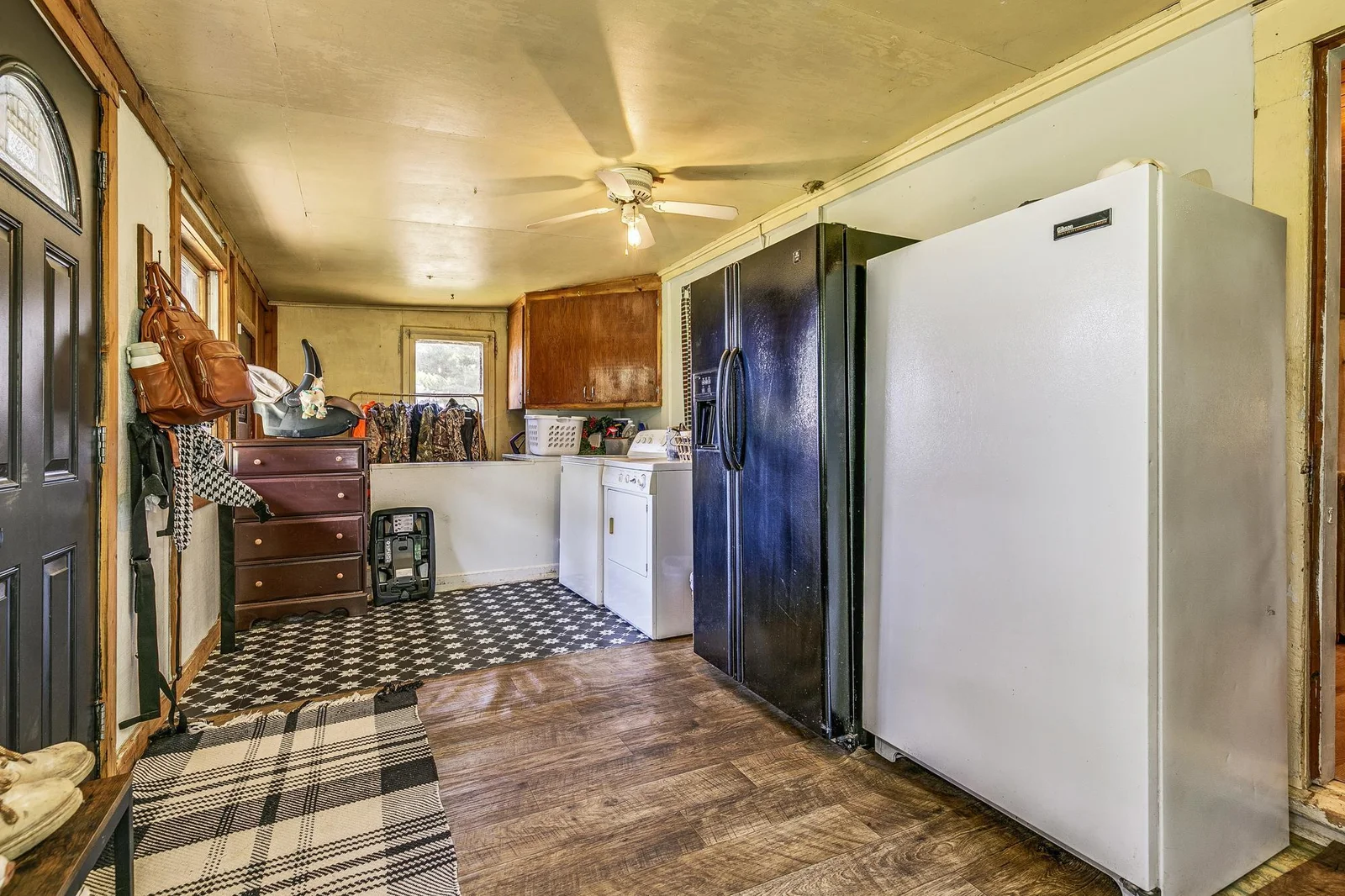 Main level laundry.