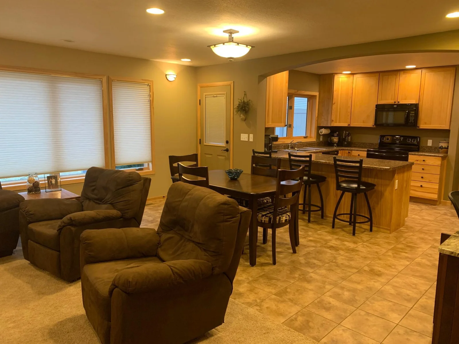 Living, Kitchen, Dining