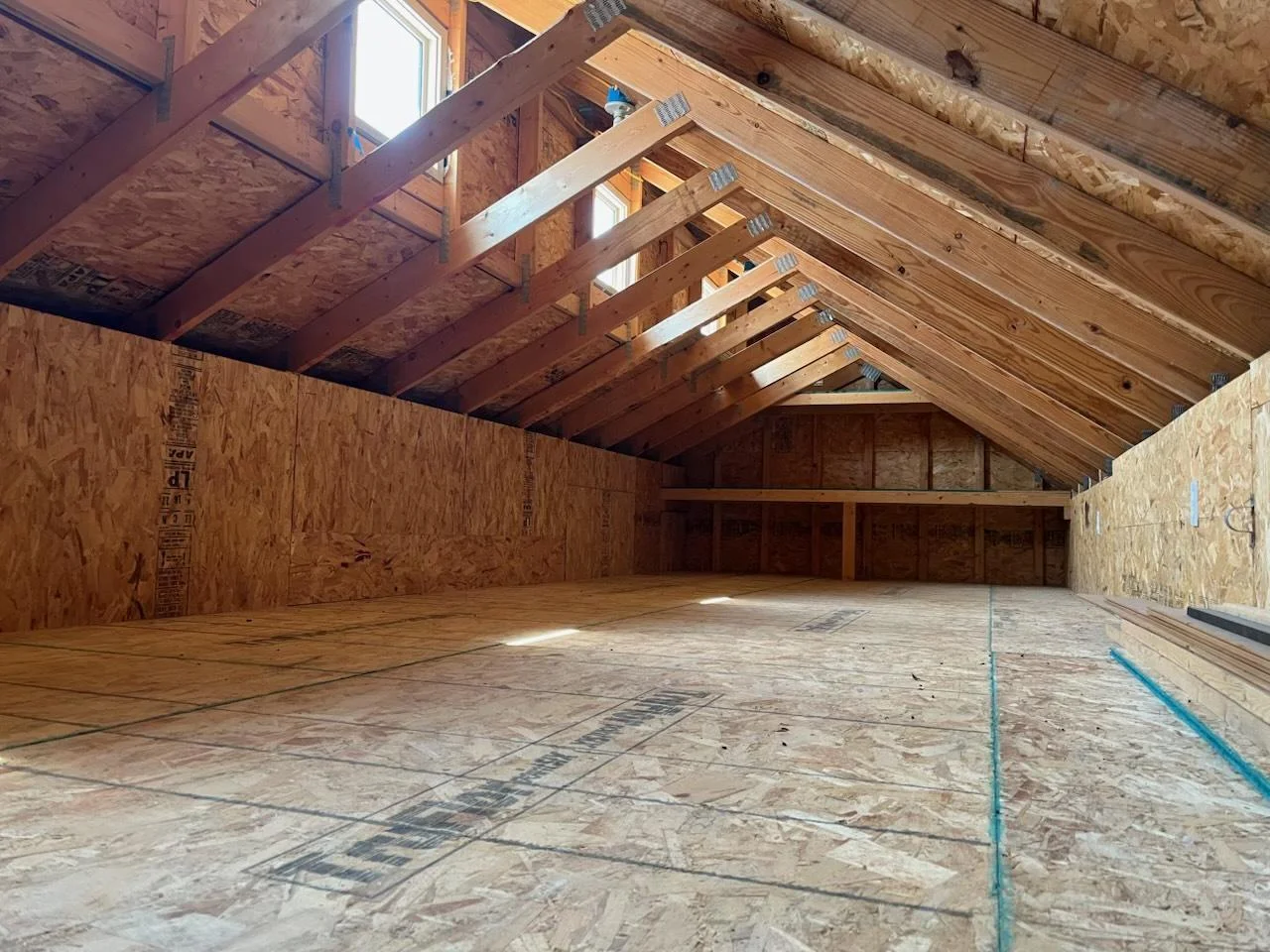 Detached Shed Upper Level Storage