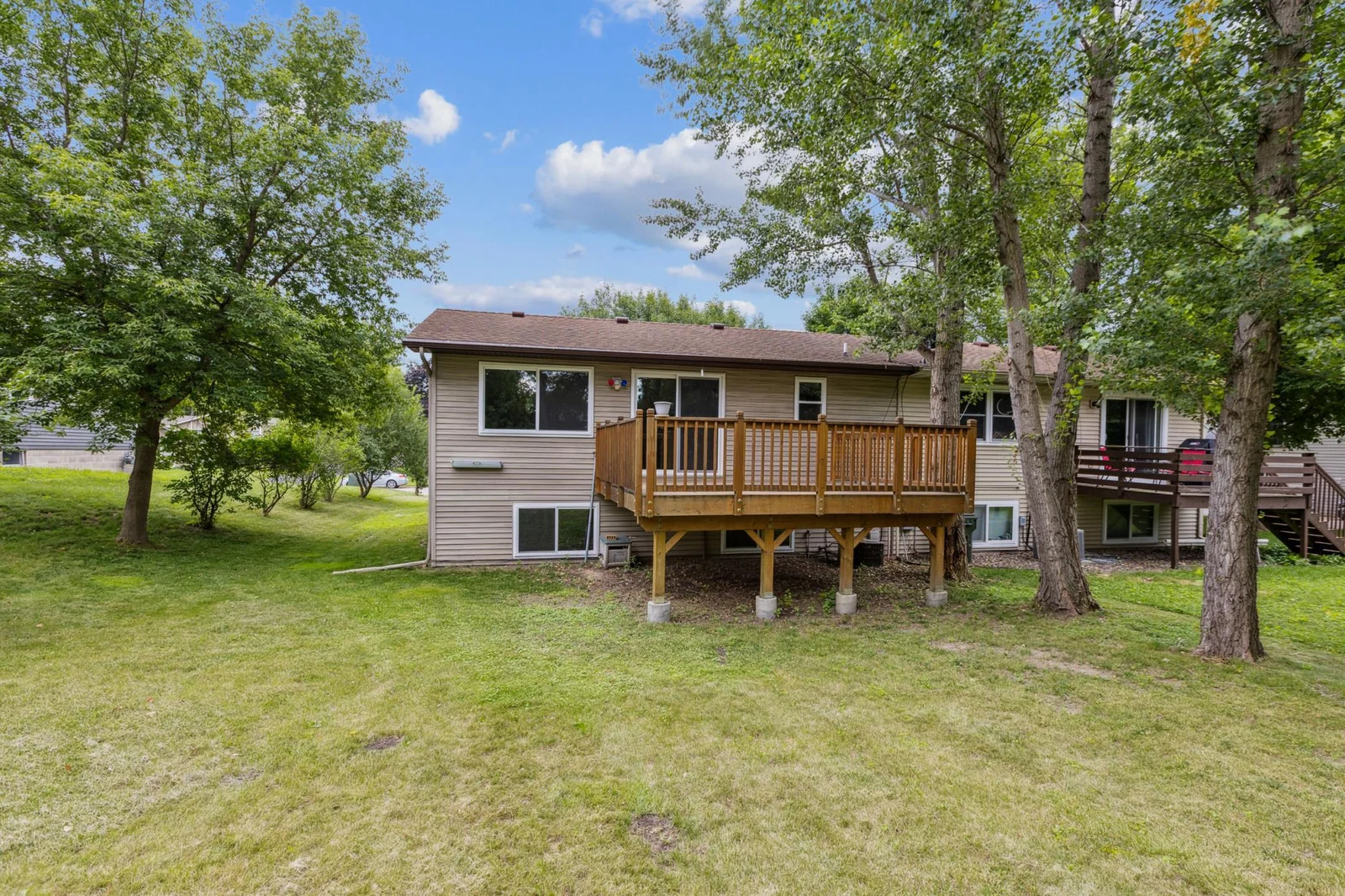 This home features a large 14x16 deck to enjoy