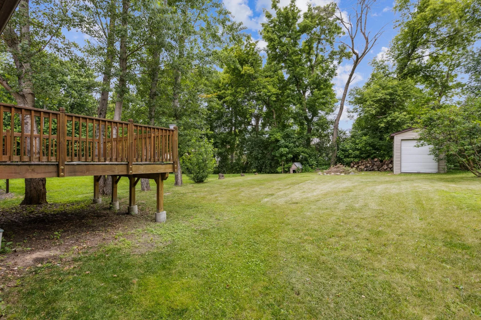 Great size yard for a townhome!
