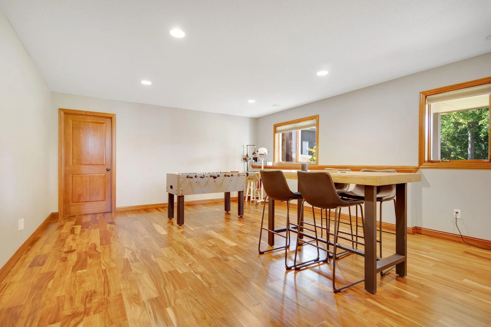 Rec room flows from the lower level family room! The perfect spot for entertaining!