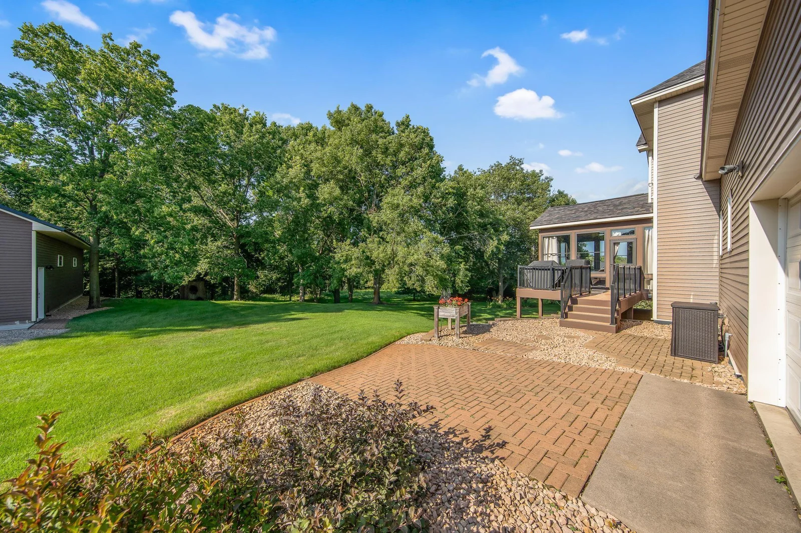 Exceptionally cared for lot and landscaping.