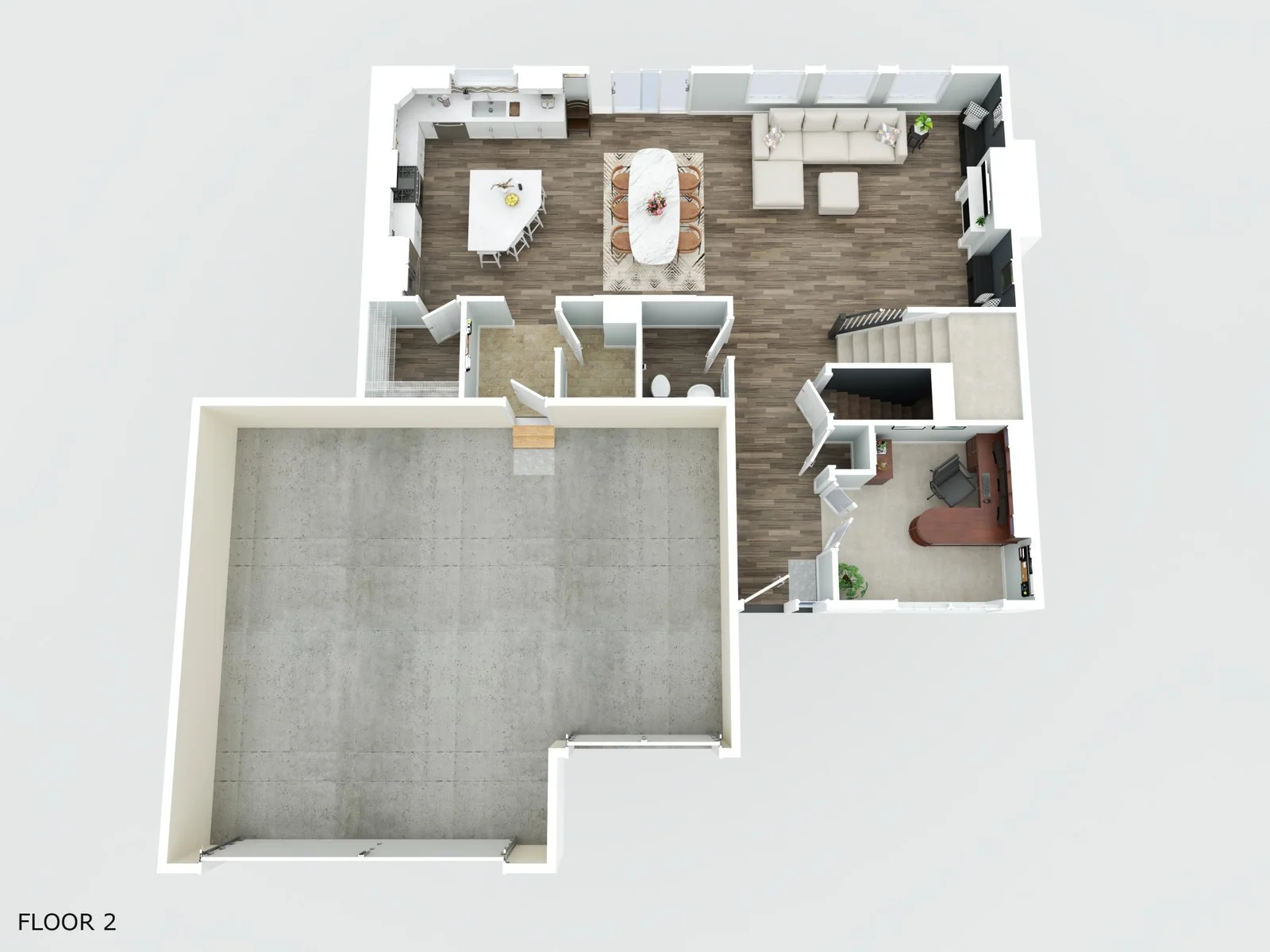 Main level layout