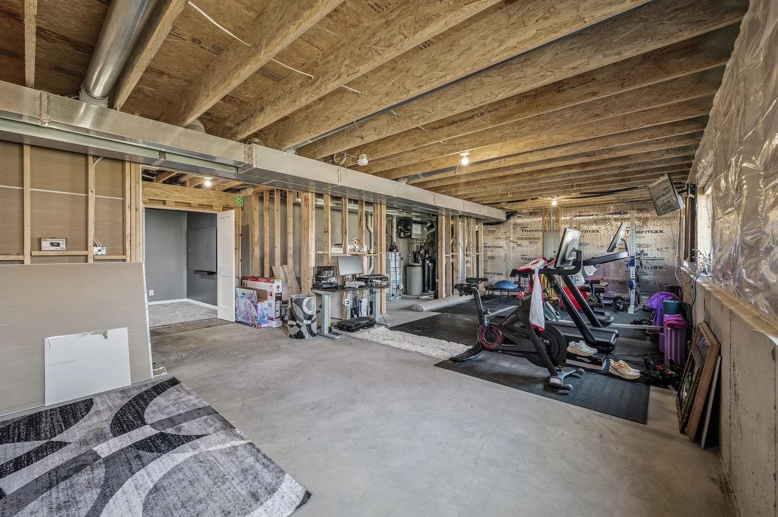 Unfinished basement