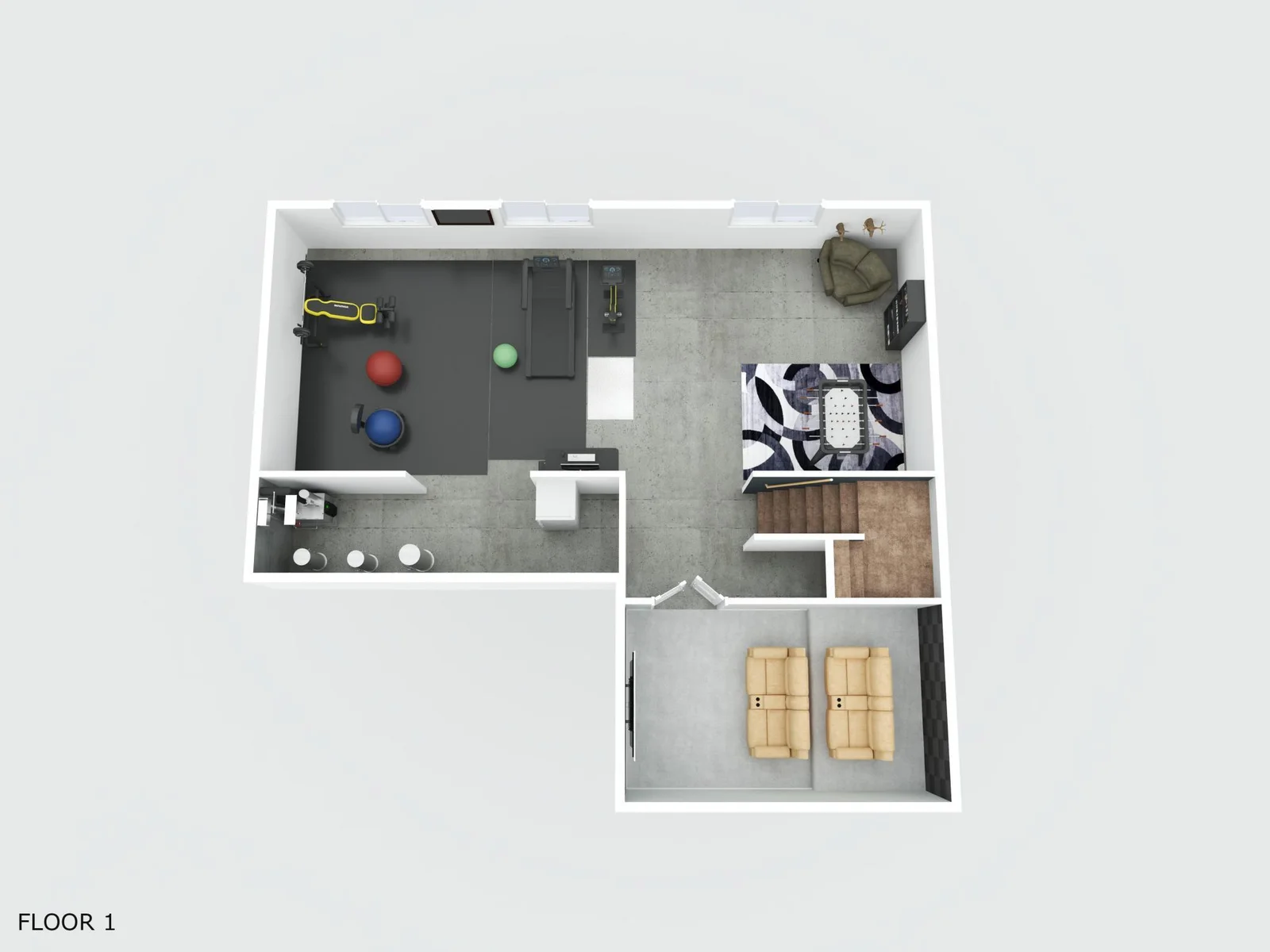 Basement layout