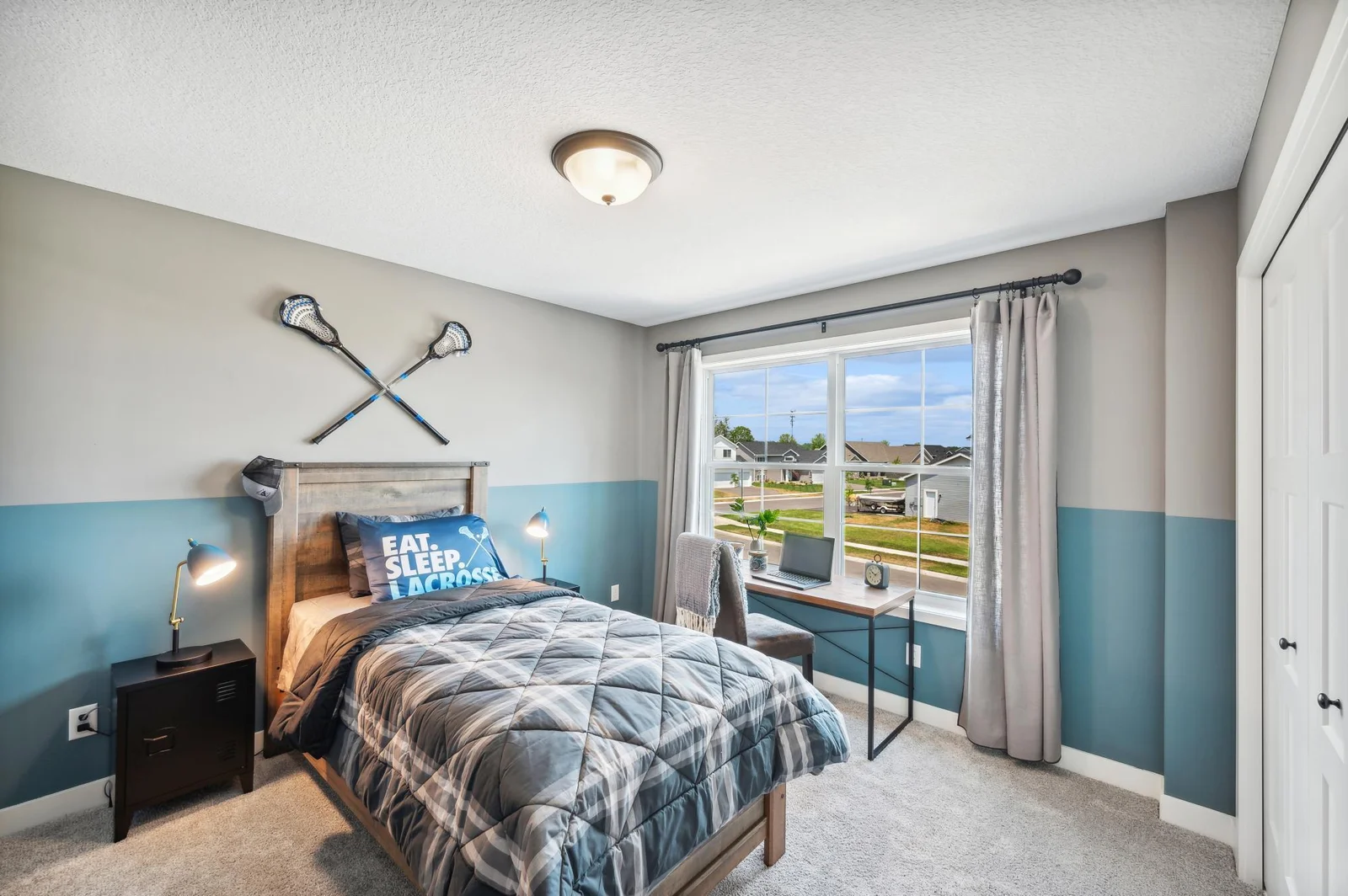 Upper Level Bedroom - *Photo from a previously completed Brookview - finishes and selections will vary.