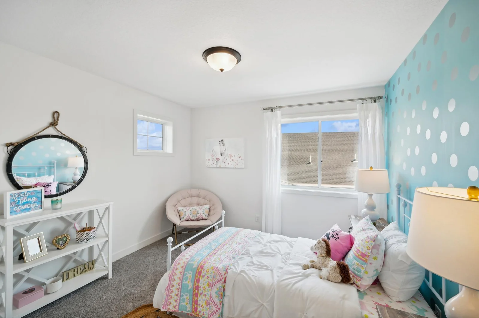 Upper Level Bedroom - *Photo from a previously completed Brookview - finishes and selections will vary.