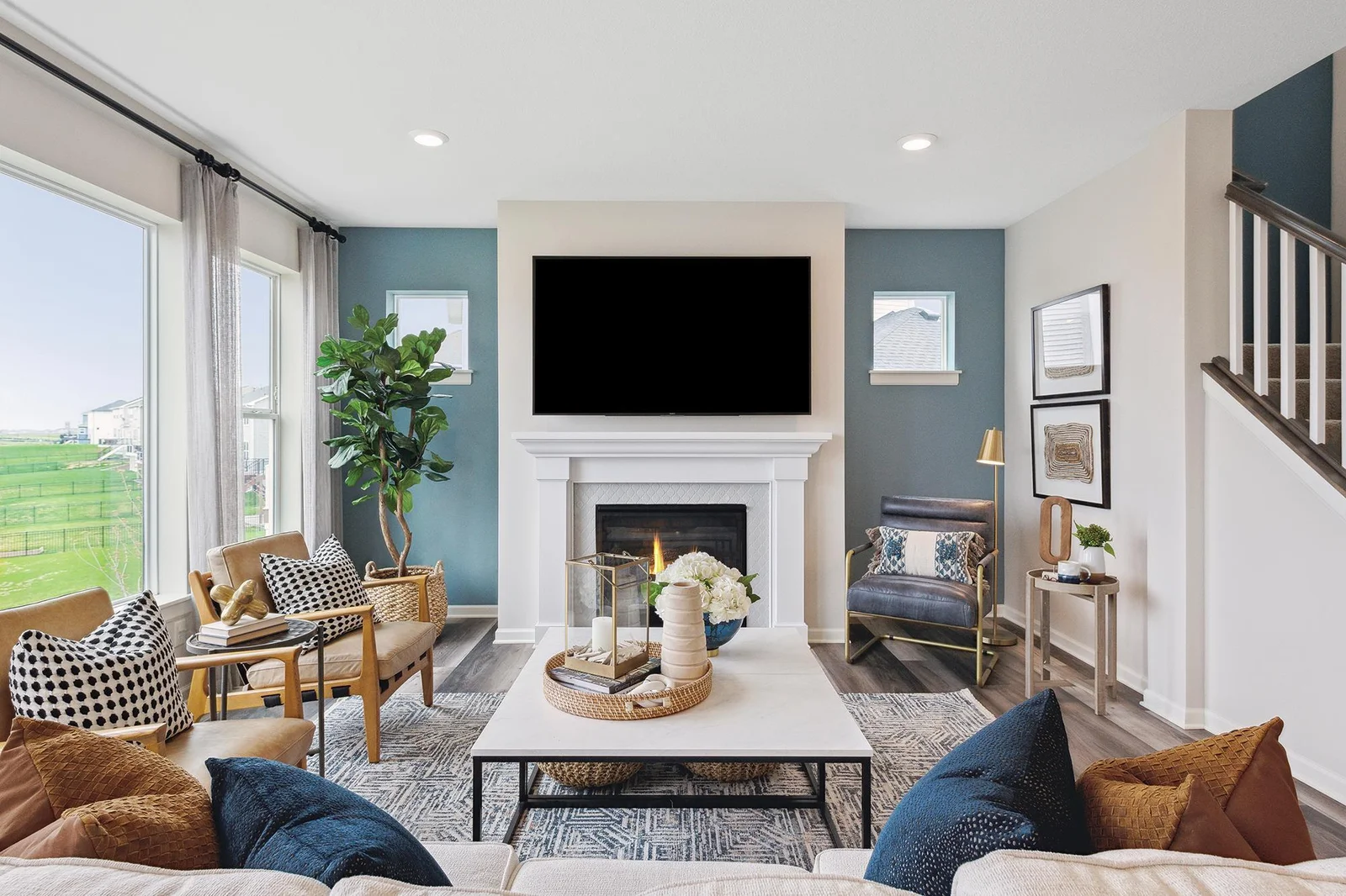 Living Room-finishes will vary