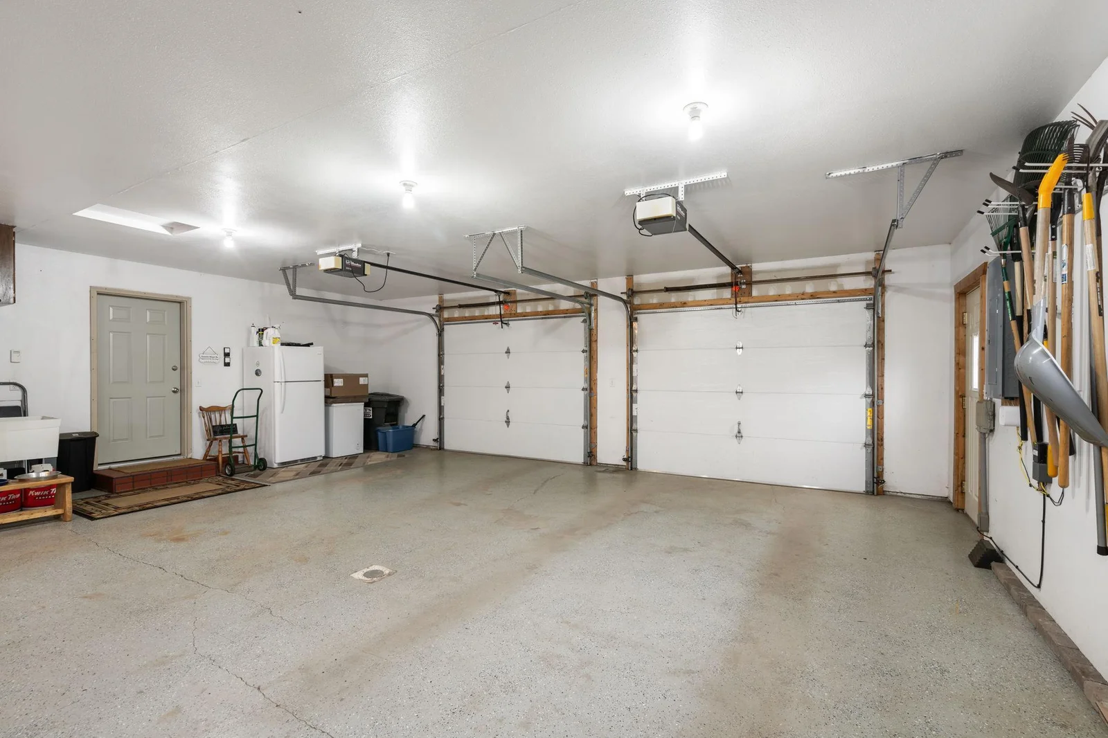 Insulated & finished attached garage