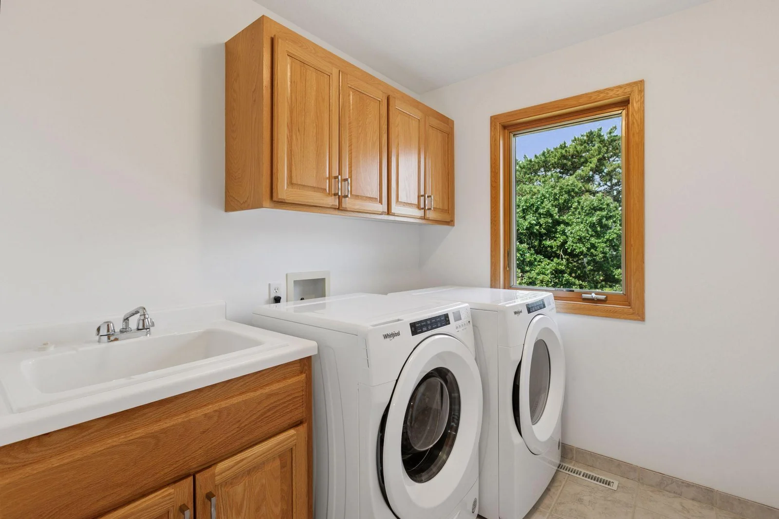 Upper level laundry next to all bedrooms