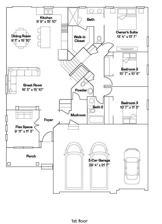 Foster floorplan.