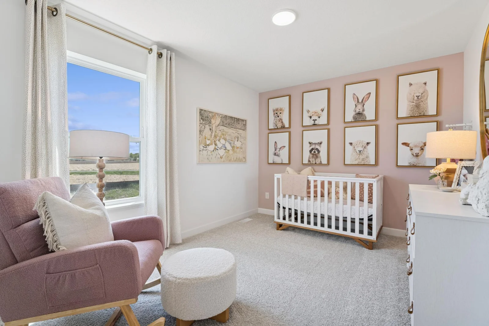 (Photo of a model home. Finishes and features will vary) One of the secondary bedrooms.