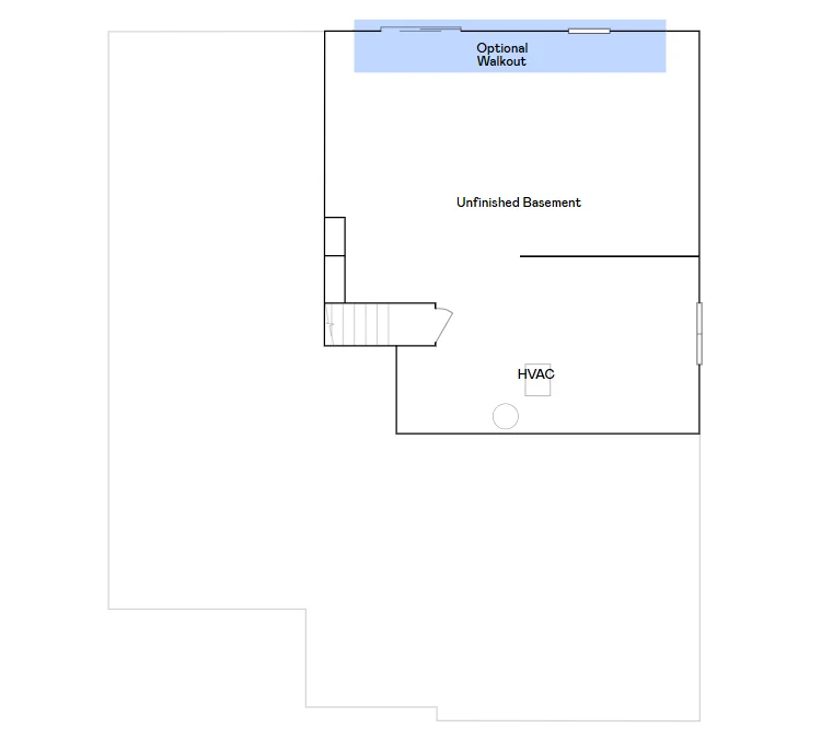 Courtland lower level floorplan