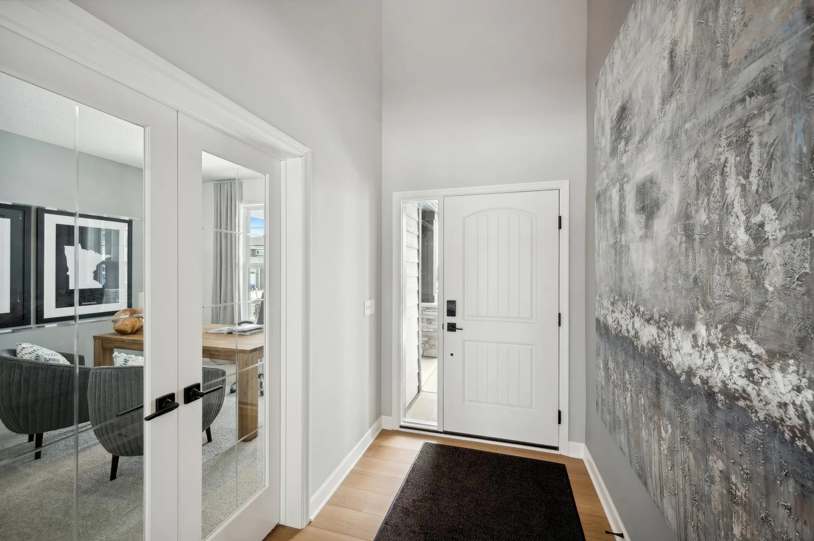 (Photo of a decorated model, actual homes finishes will vary) Make the best first impression with this bright and open foyer.