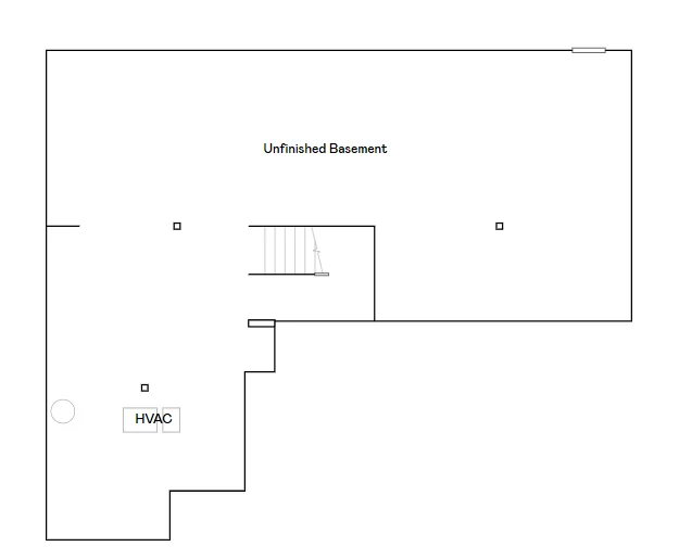 Itasca unfinished basement.