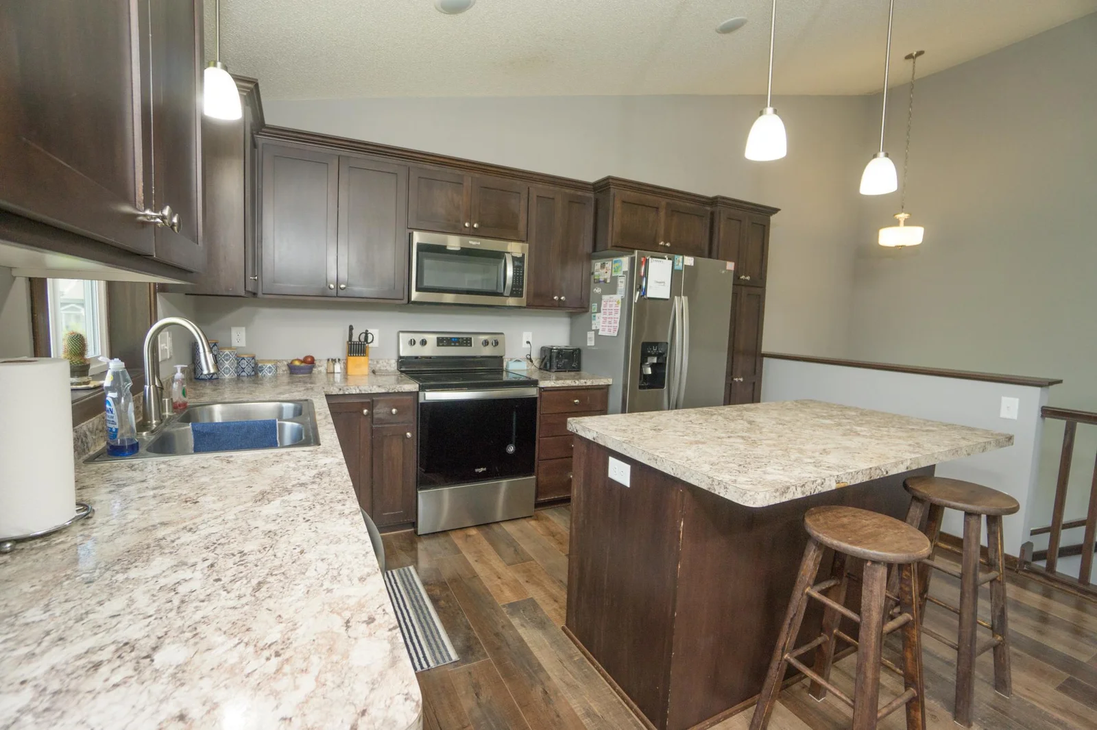 Kitchen is adjacent to the dinning room