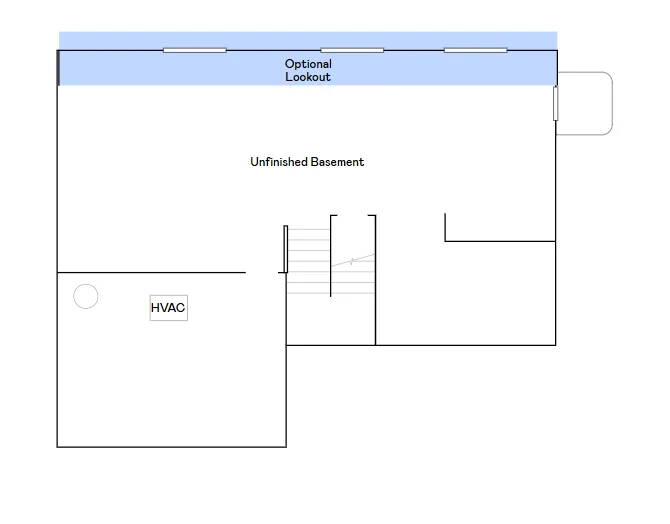Lower level floorplan