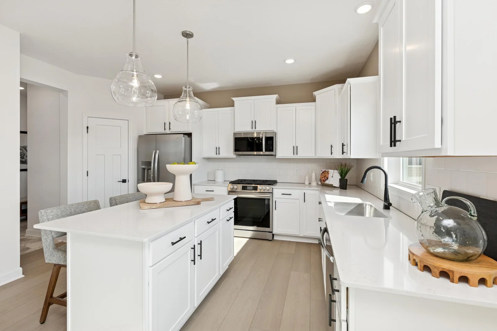 (Photo of a decorated model home, features and finishings will vary) Stainless steel appliances are included!