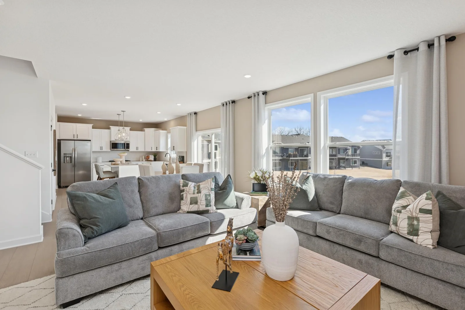 (Photo of a decorated model home, features and finishings will vary)
