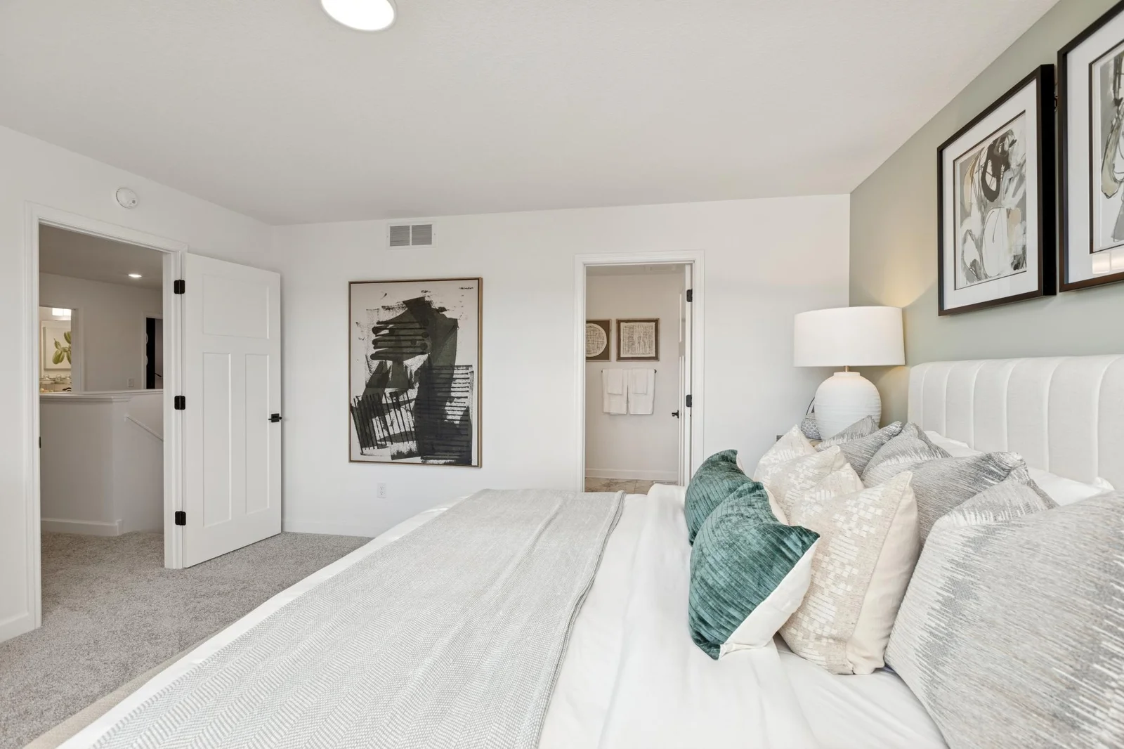 (Photo of a decorated model home, features and finishings will vary) The Owner's bath and closet are conveniently attached to the room.