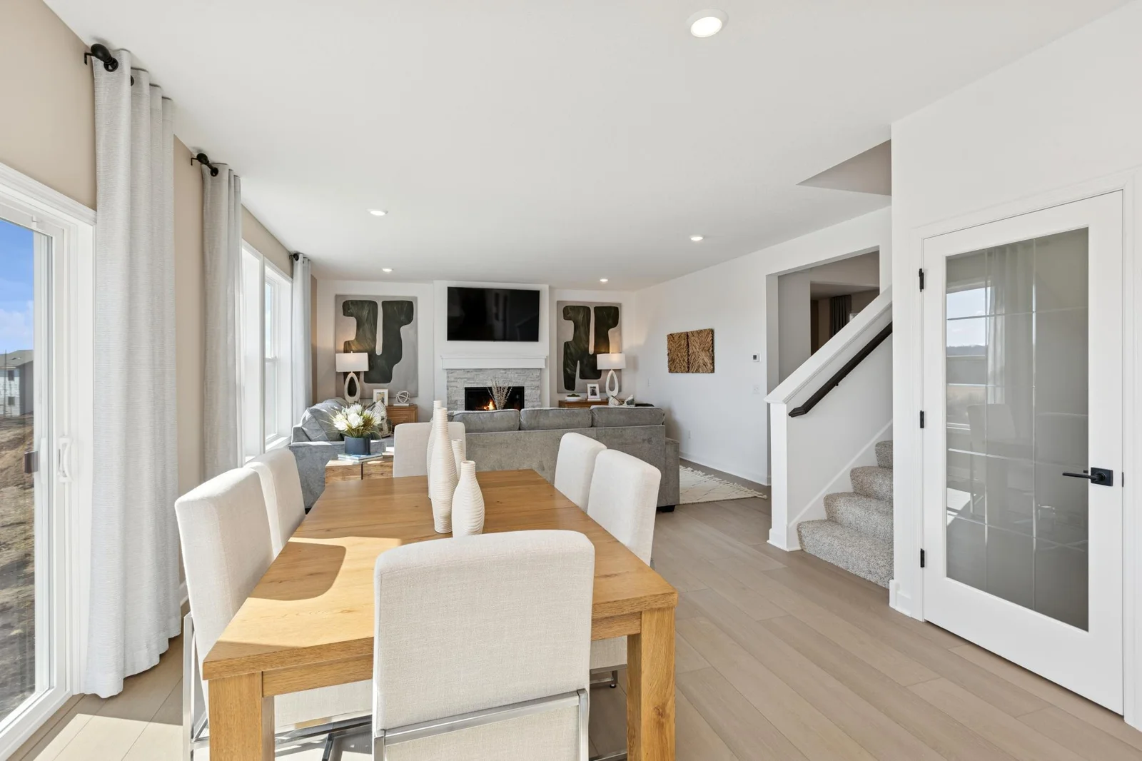 (Photo of a decorated model home, features and finishings will vary)