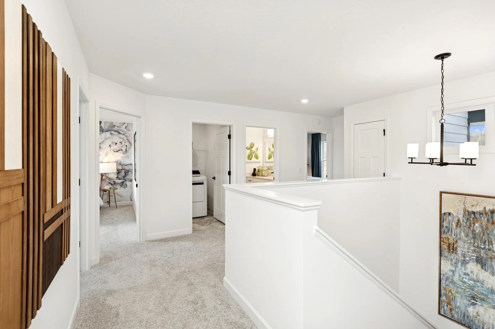 (Photo of a decorated model home, features and finishings will vary)