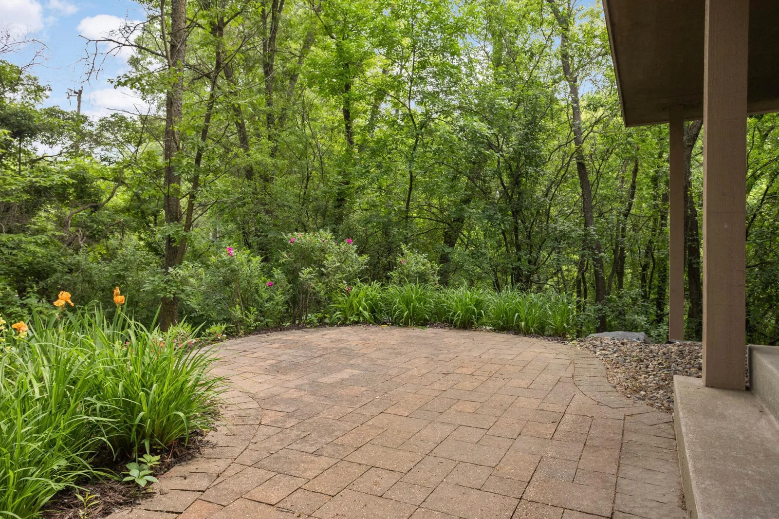 View of front patio