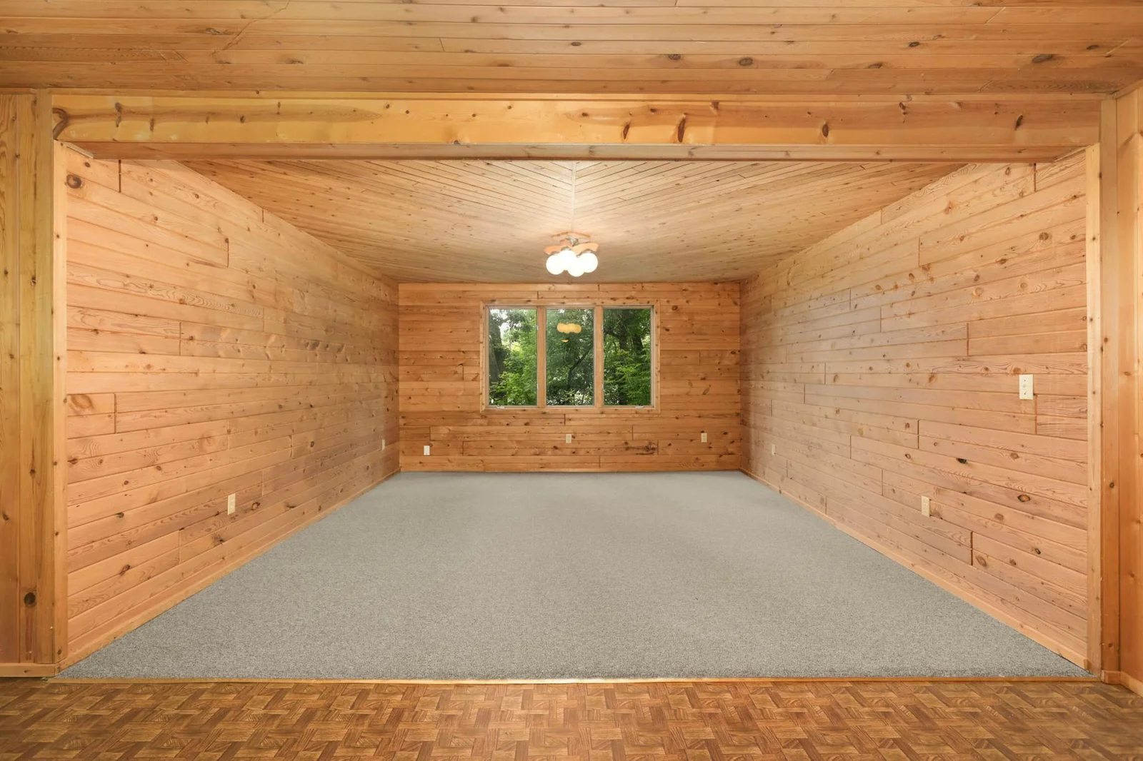 Daylight windows in lower level family room