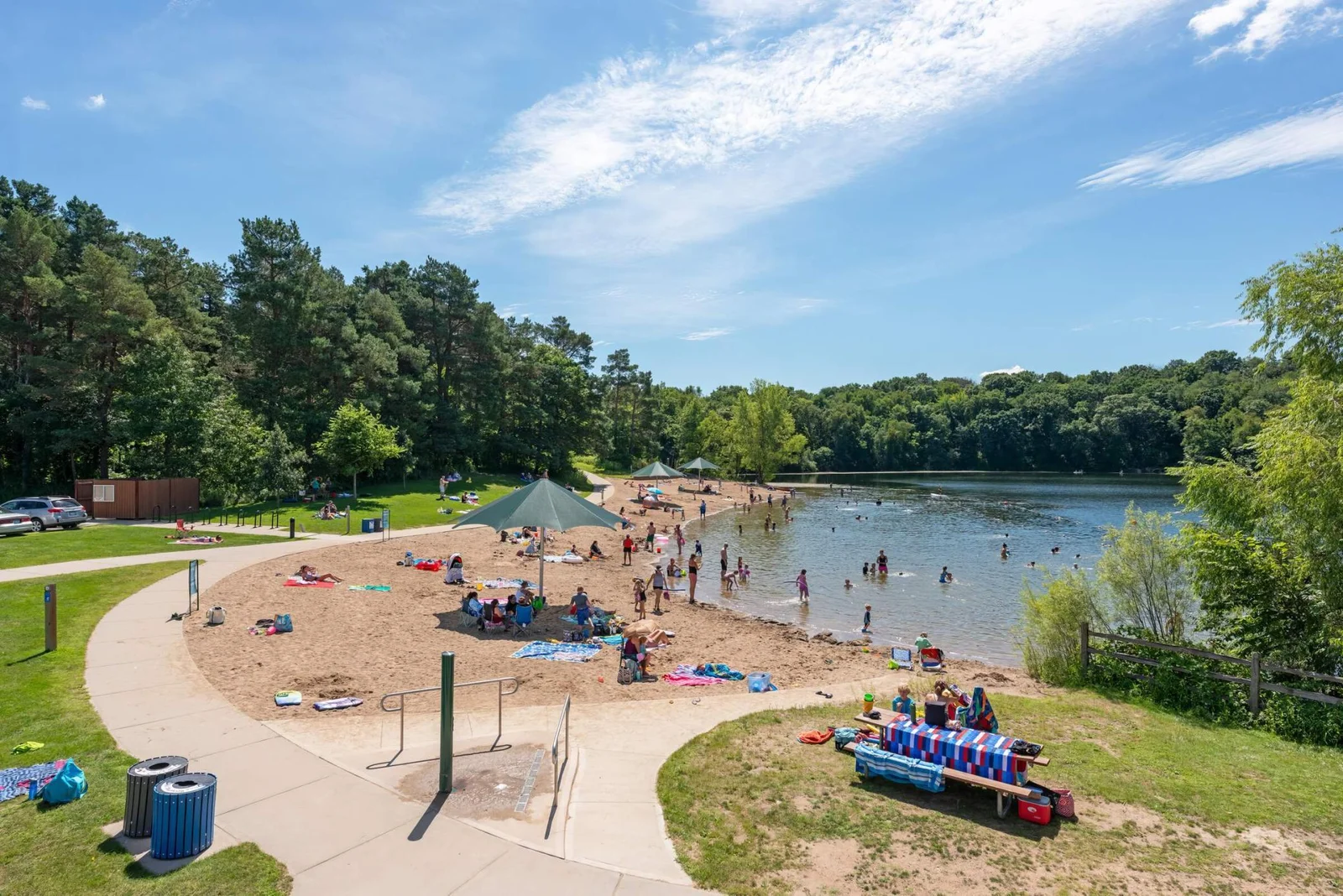 Park swimming area