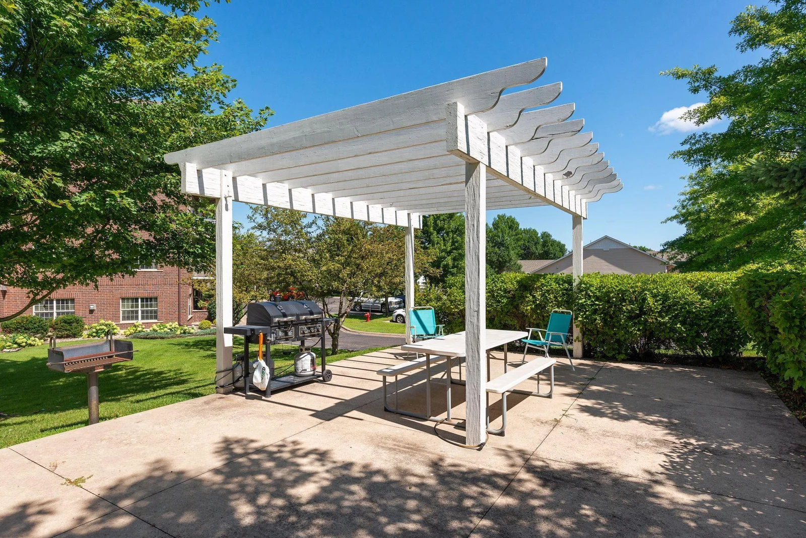 Shared grilling space