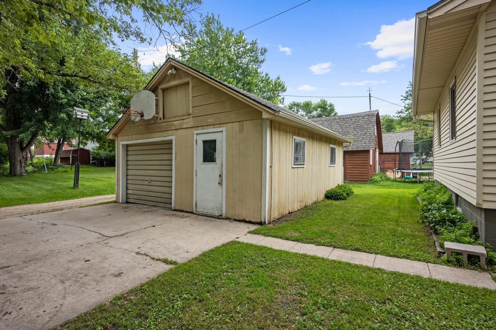 Garage and shop