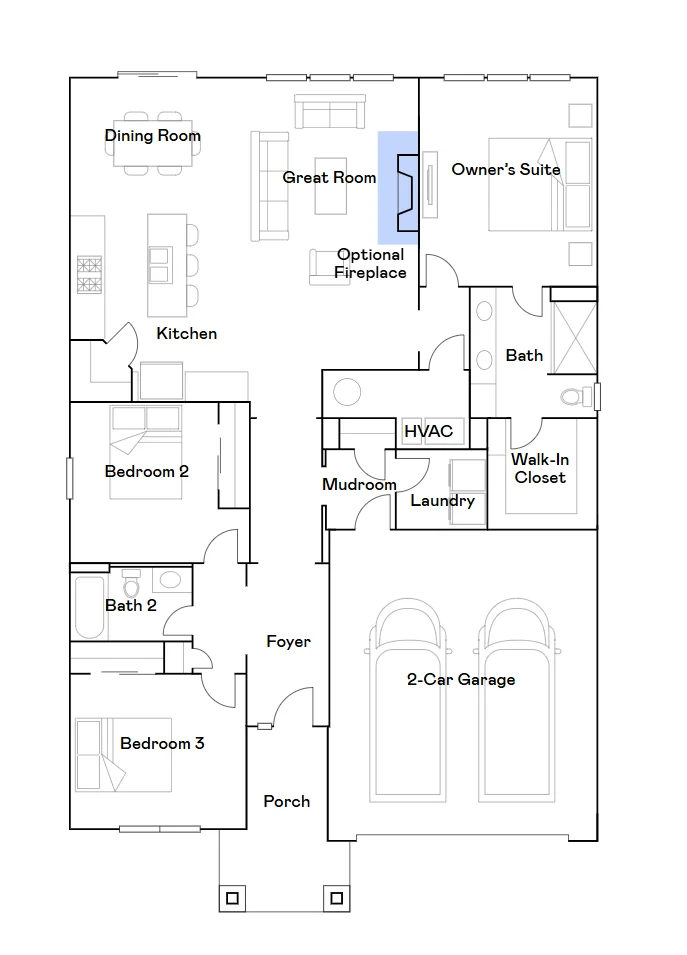 Floor plan of the Salerno!