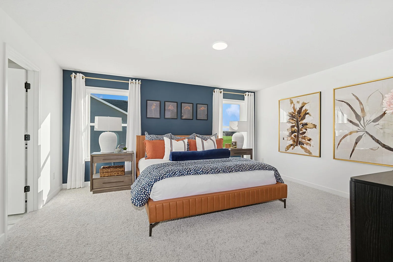 (Photo of a decorated model, actual homes finishes will vary) Find your retreat in this stunning primary bedroom. Enjoy the exclusivity of a private bath and huge walk-in closet.