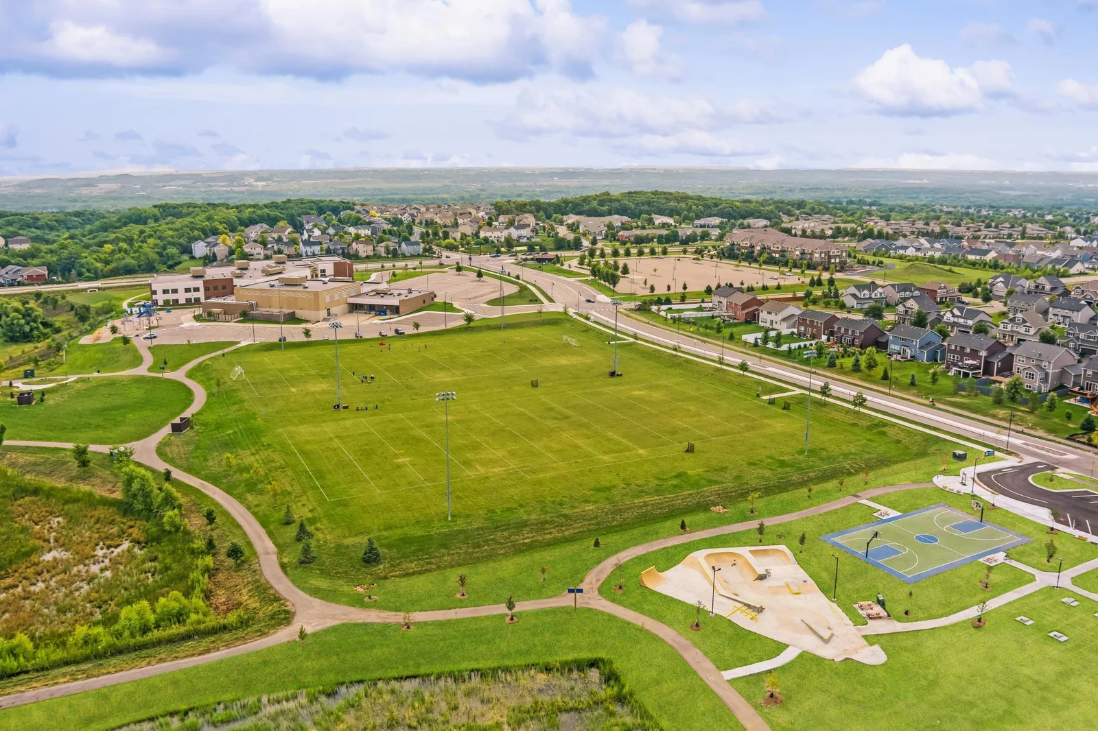 There is also a huge soccer field next to Timber Creek.