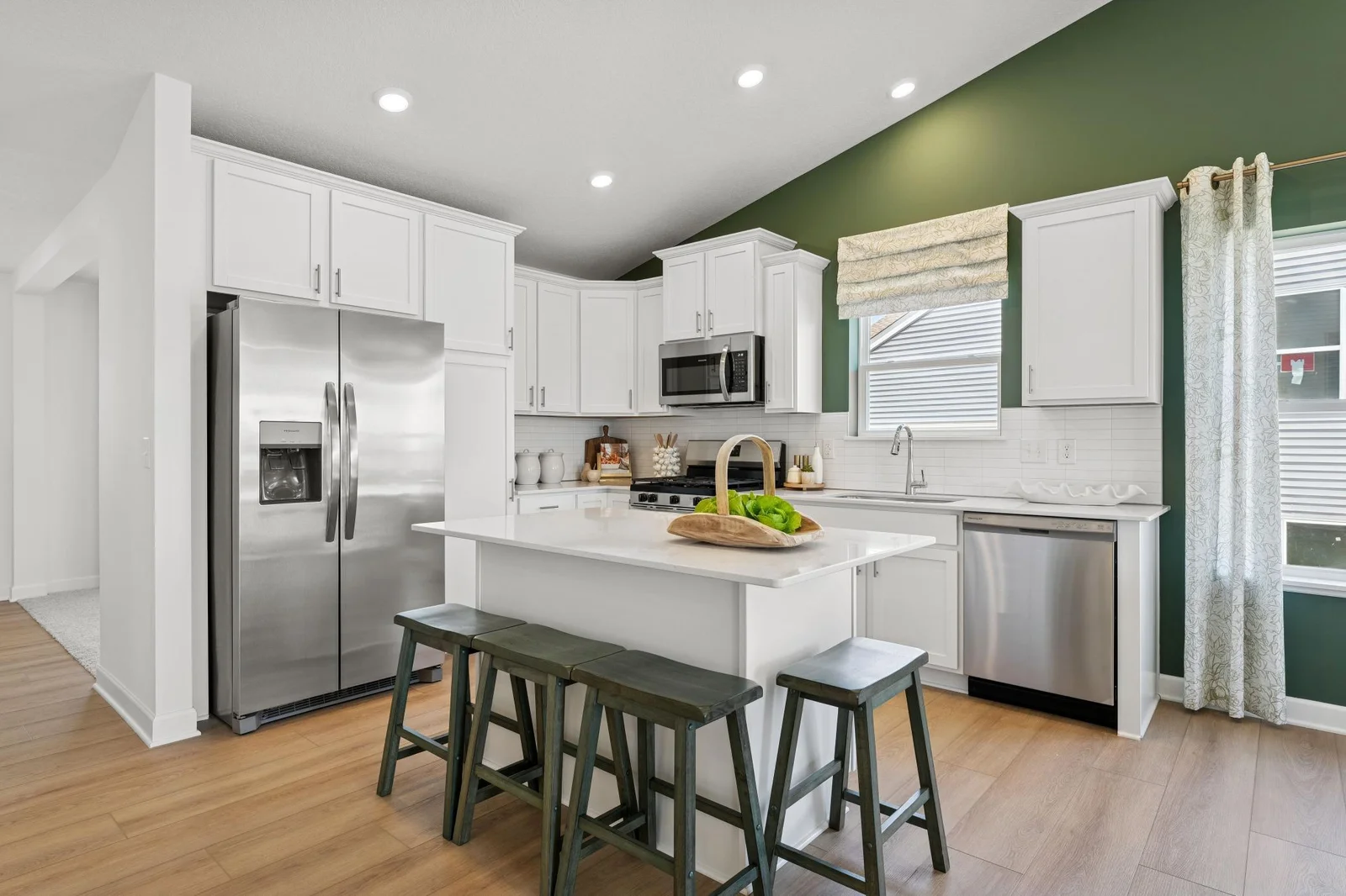 (Photo of a decorated model. Features and finishes will vary) Stainless steel appliances are included!