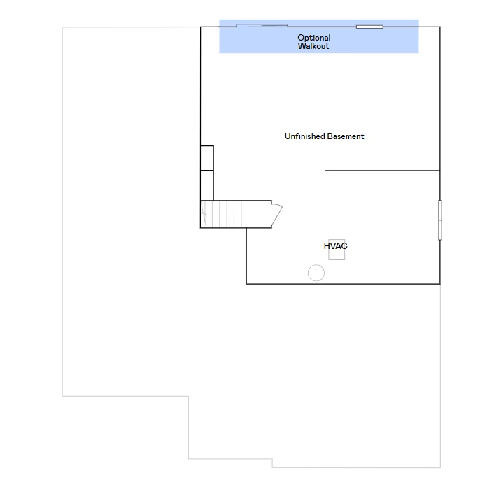 Lower level floorplan