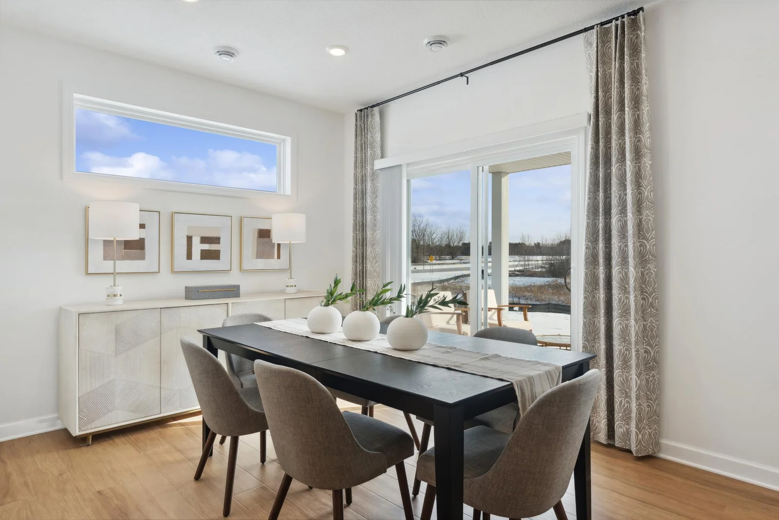 *Photo of model home, actual features may vary. Enjoy plenty of seating at the kitchen island and dining area adjacent to the kitchen.