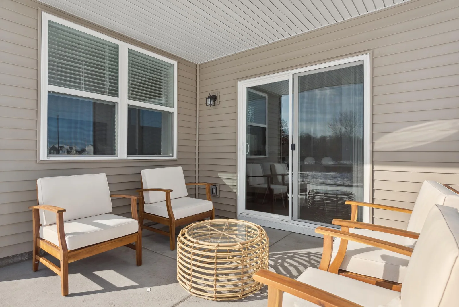 *Photo of model home, actual features may vary. This covered patio is perfect for unwinding or entertaining family and friends!