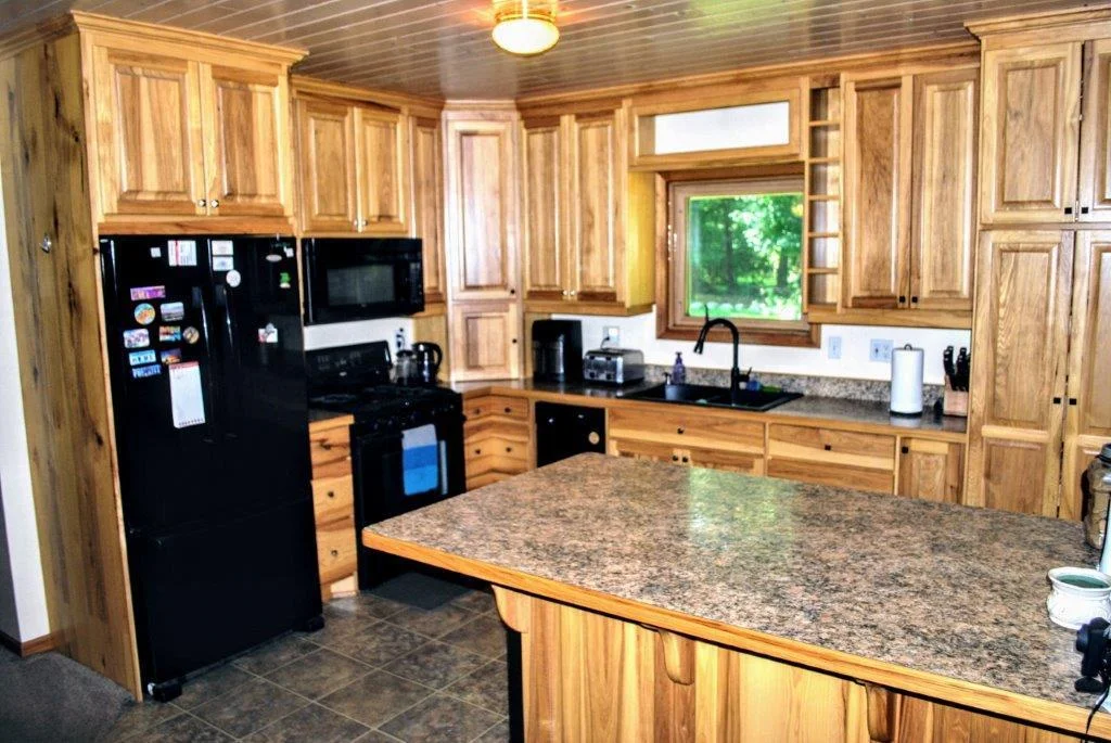Hickory cabinets