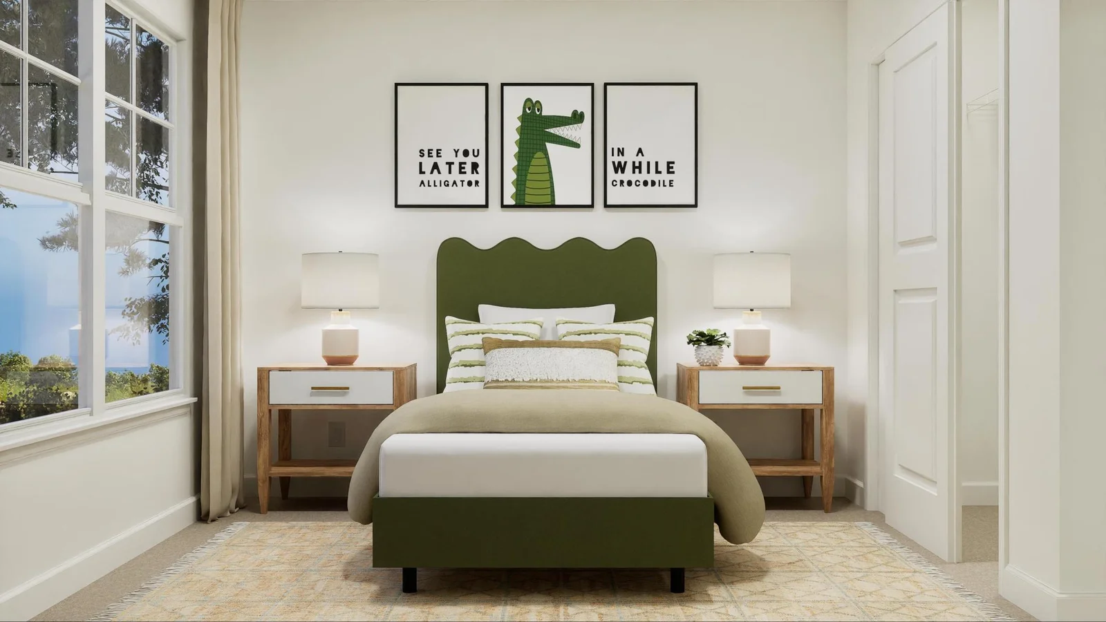 (Photo is of a virtual rendering, actual finishes will vary) The bedrooms are blank canvases ready for the residents’ unique style.