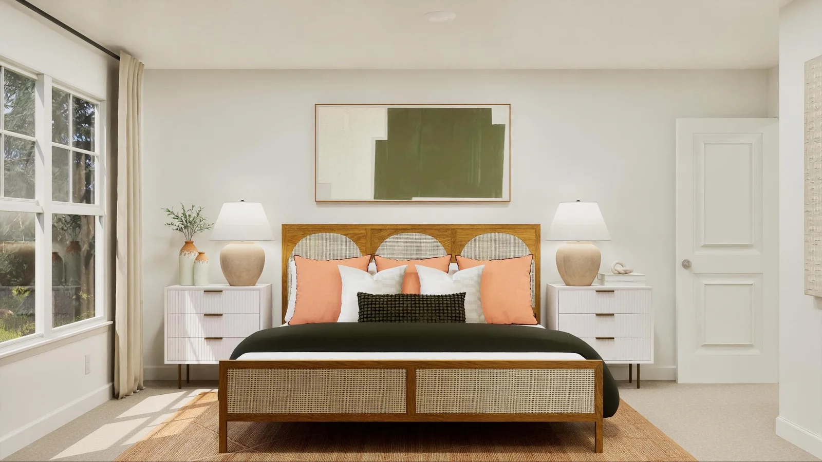 (Photo is of a virtual rendering, actual finishes will vary) The owner’s suite boasts a private space on the second floor, offering direct access to a spa-inspired bathroom and generous walk-in closet.