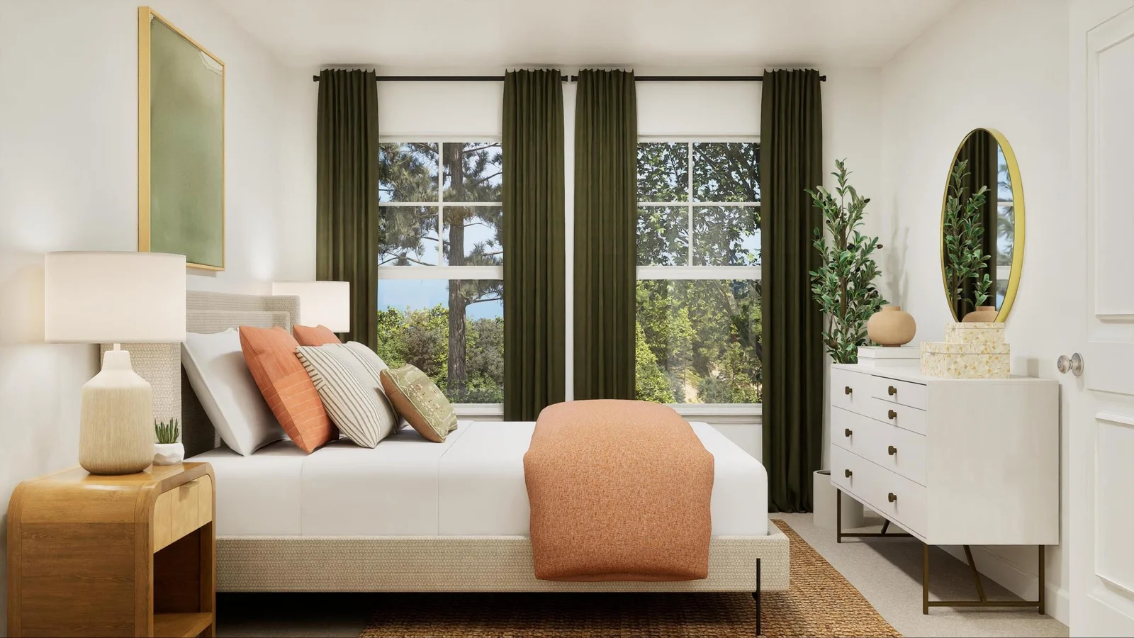 (Photo is of a virtual rendering, actual finishes will vary) Rest and recharge throughout the day in any of the home's several bedrooms