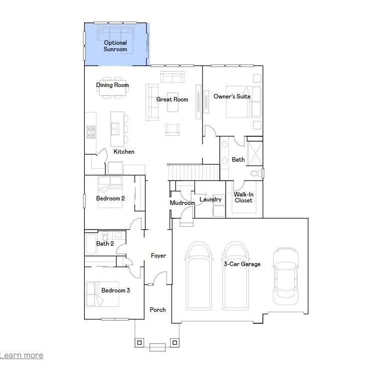 Main level floorplan