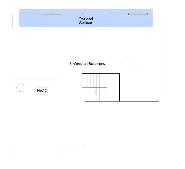 Basement floorplan.