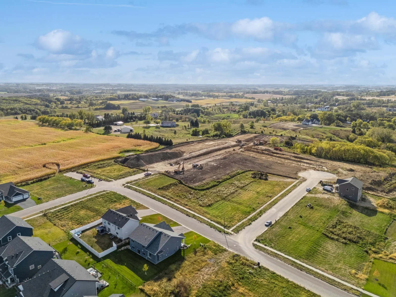 Aerial shot of the Boulder Heights Community.