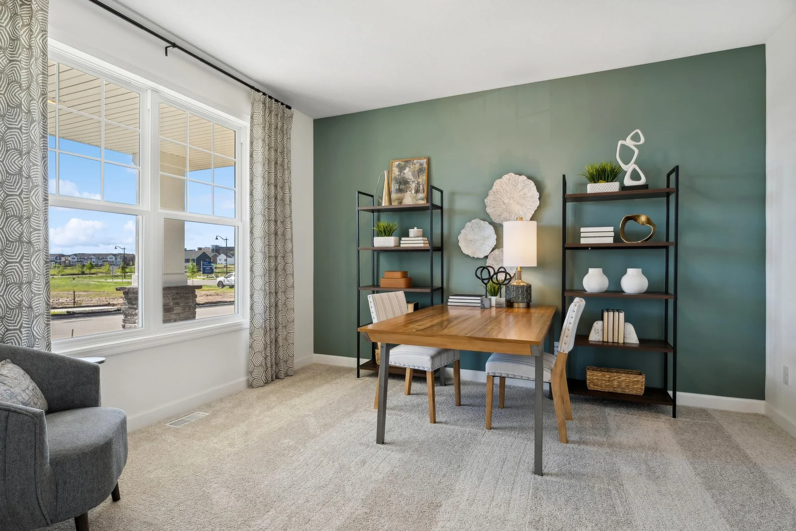 (Photos of model home, features will vary) Perfect for an office space or recreation room, this flex space is well-suited for the unique needs of any homeowner.